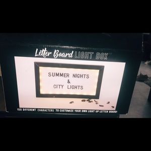 brand new letterboard